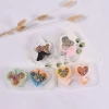 diy cristal goteo espejo molino corazón de melocotón ciruela amor alas de ángel arena movediza colgante molde de silicona details Picture